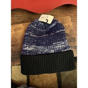 NWT Stocking Caps Men’s Fur Lined Winter Hat Snow Cold Blue Giftable Beanie Tuke